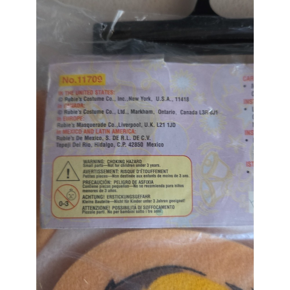 Vintage Rubie's Soft 'N Cuddly Lion Costume Child Size 2-4 Plush Halloween... - Picture 9 of 11